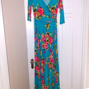 Bright maxi dress